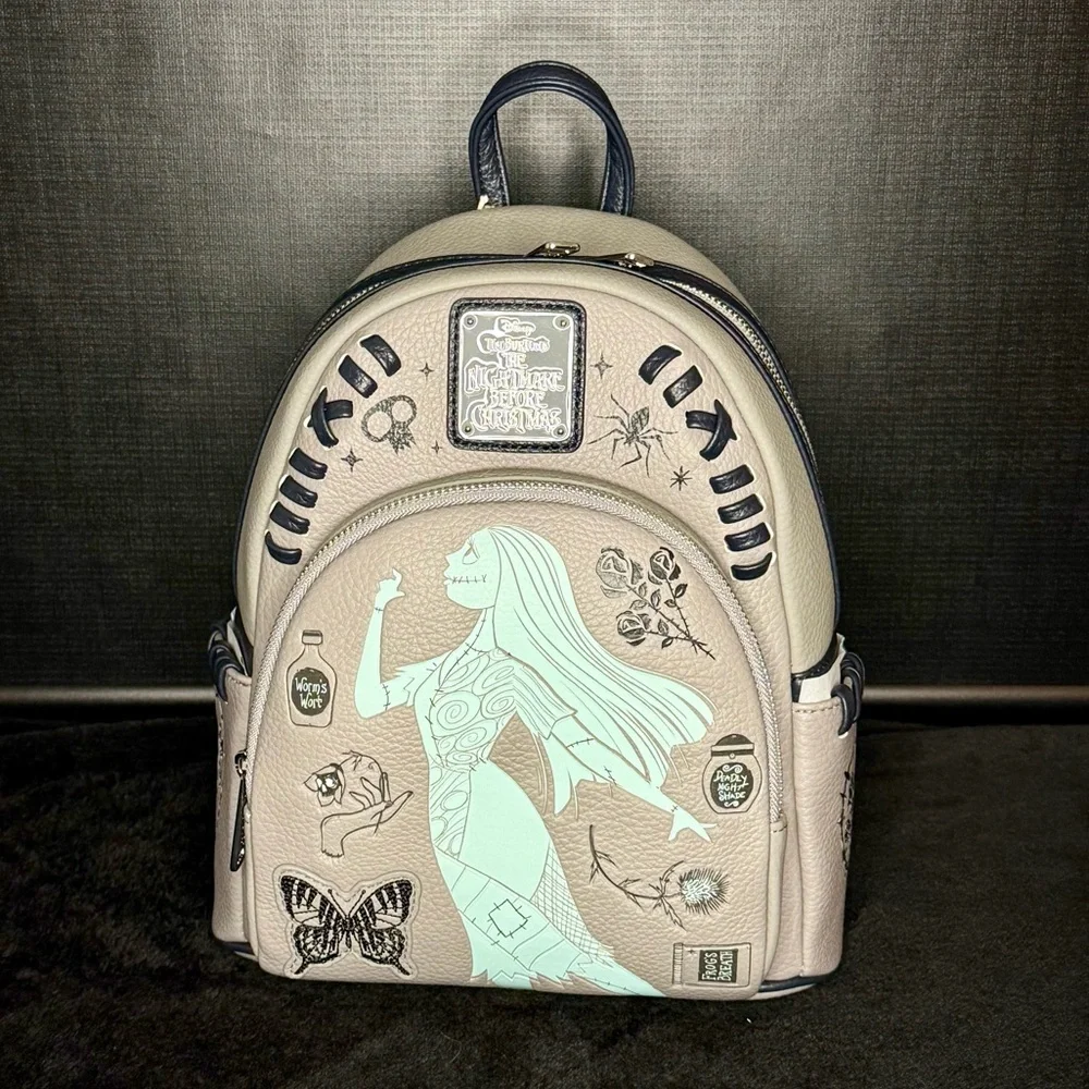 Loungefly Disney The Nightmare Before Christmas Sally Icons Mini Backpack - Picture 4 of 9